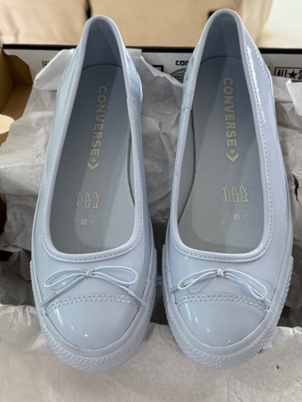 Converse Chuck Taylor All Star Ballerina Flats Blue  NIB Size 7